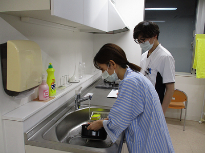 調理実習の様子